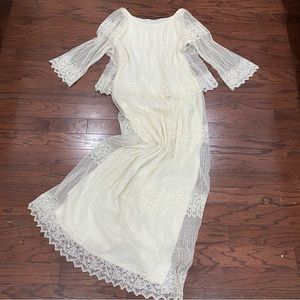 Vintage Popover Lace Dress